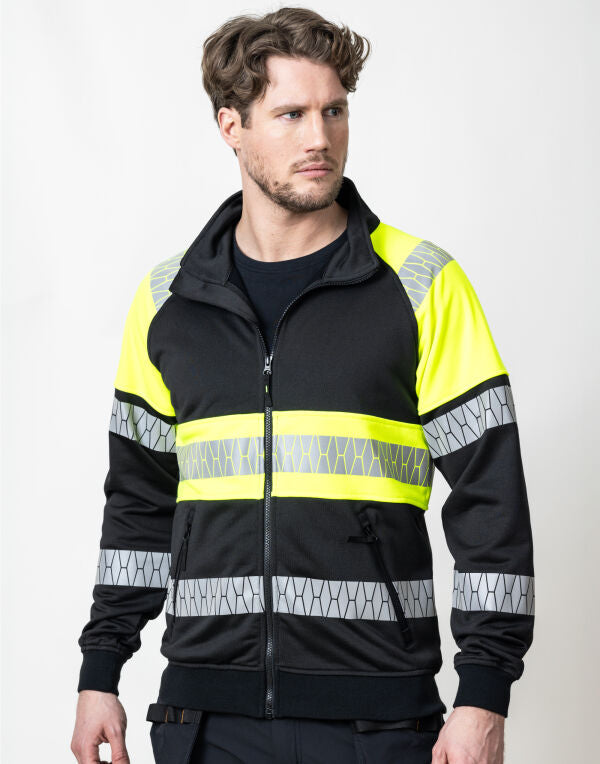 Sweatshirt Full-Zip Hi-Vis WAH0112