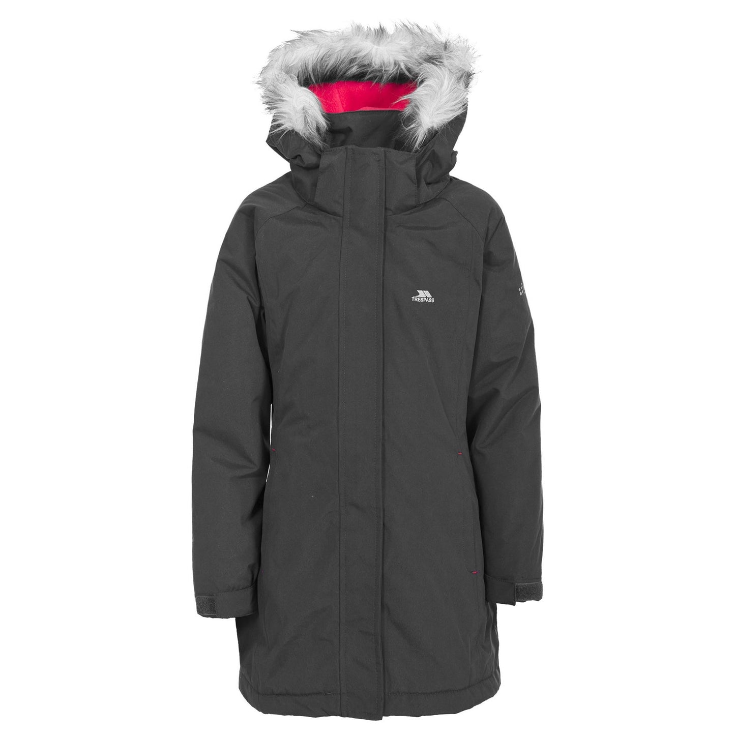 Girls Trespass Fame Waterproof Parka Jacket-9