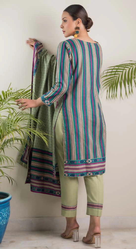 Sahil Embroided Lawn 3 Piece Suit WAH0028
