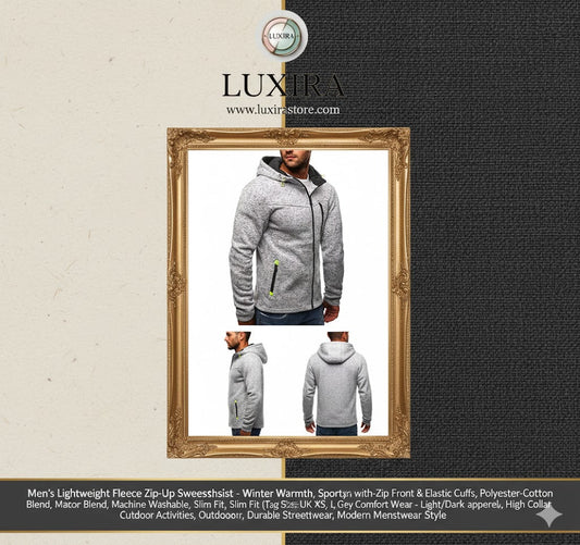 Conquer the Cold in Style: Introducing LUXIRA's Lightweight Fleece Zip-Up