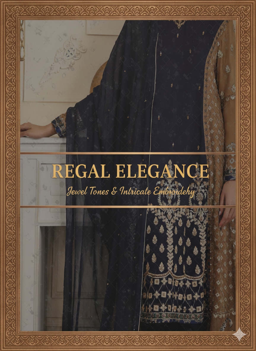 Regal Elegance: Discover Luxury Ethnic Wear in Jewel Tones & Intricate Embroidery