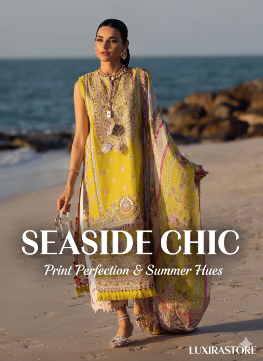 Kanwal Malik Seaside Chic: Lime Green Summer Dress - LUXIRASTORE