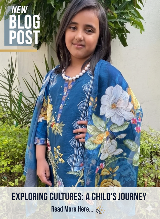 Exploring Cultures: Traditional Pakistani Kids Wear Meets Modern Floral Art | Luxira