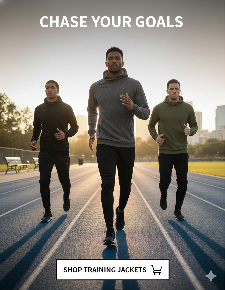 CHASE YOUR GOALS: Men's Performance Hoodies & Mid-Layer Pullovers | Training Apparel | Luxira Store