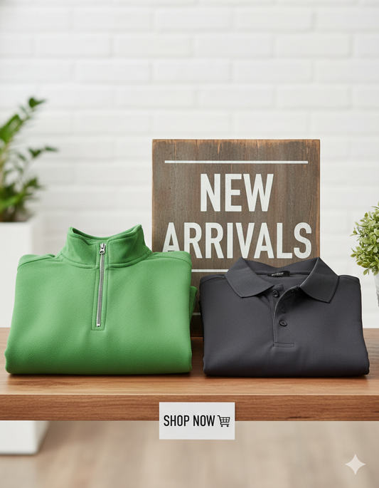 New Arrivals: Performance Quarter-Zip Pullover & Dry-Fit Polo Shirt | Men's Activewear Collection | Luxira Store