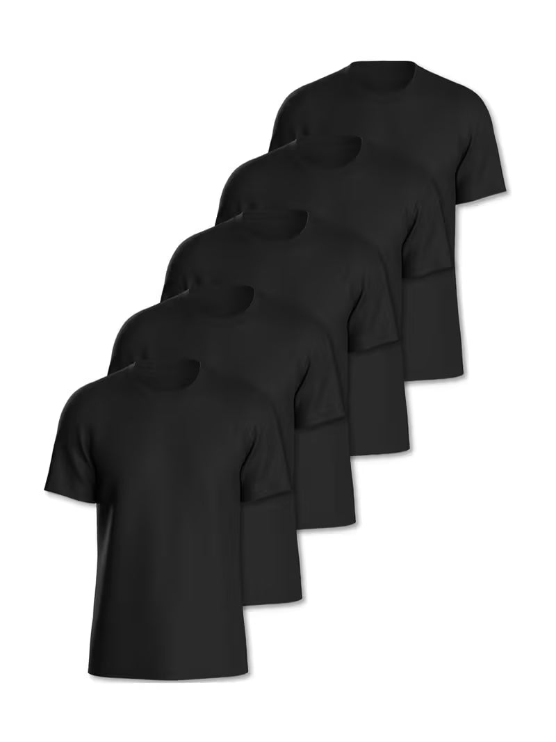 Men's Cotton crew neck T-Shirts(Pack of 5) FAR0040
