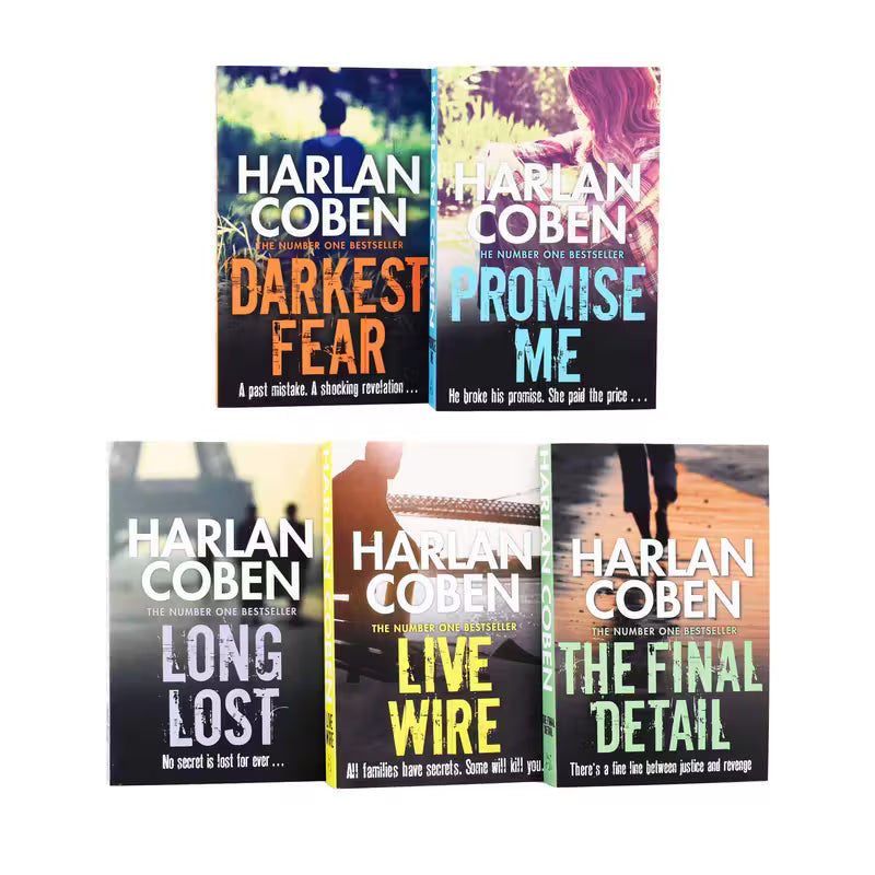 Myron Bolitar Series 2 (Book 6-10) By Harlan Coben 5 Books Collection Set FAR0045