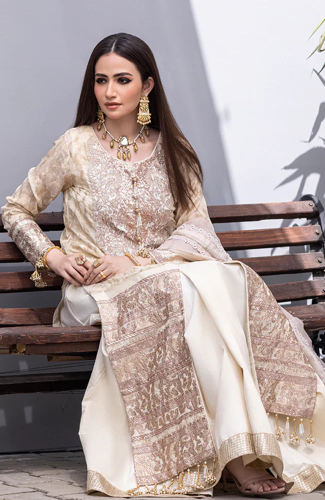 Alzohaib Embroidered Lawn 3-Piece Suit  WAH0007