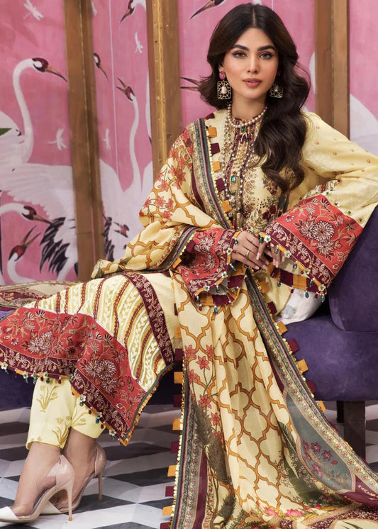 Anaya Embroidered Lawn 3 Piece suit WAH0012