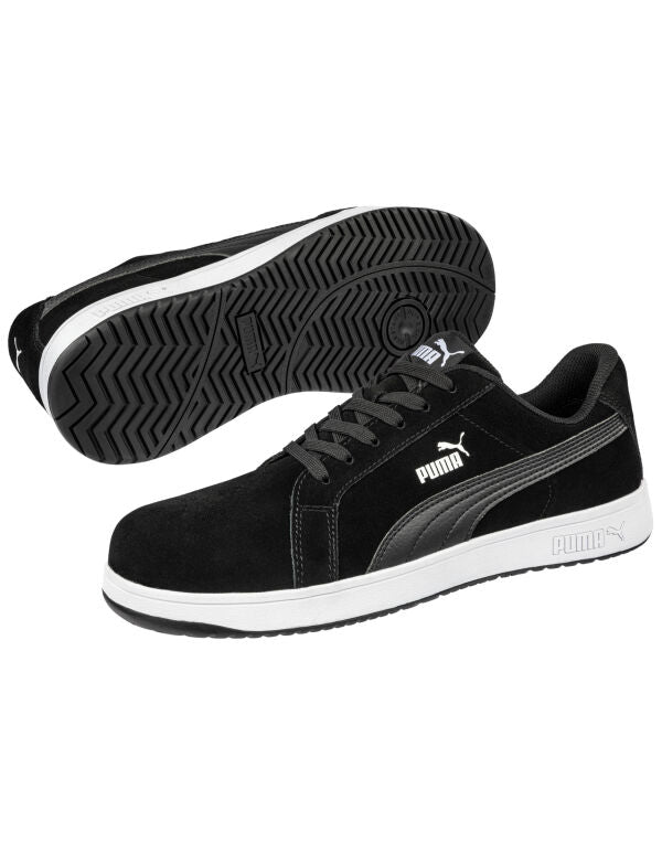 Iconic Suede Black Low S1PL ESD WAH0064