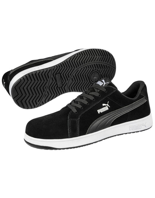 Iconic Suede Black Low S1PL ESD WAH0064