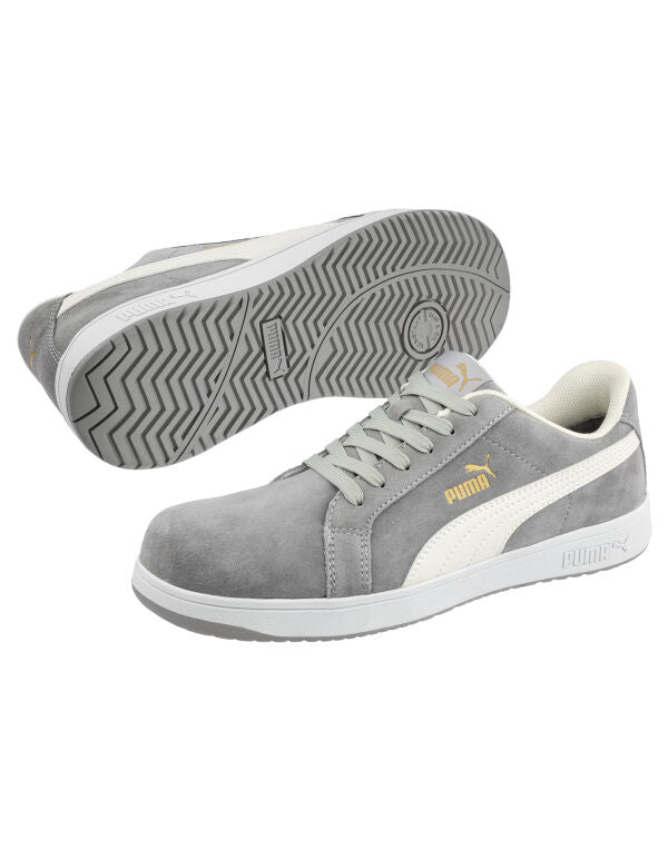 Iconic Suede Grey Low S1PL ESD WAH0071