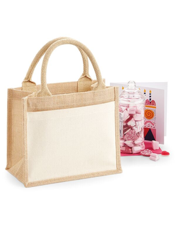 Cotton Pocket Jute Gift Bag WAH0199