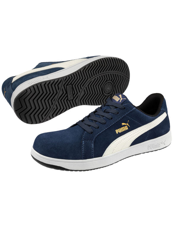 Iconic Suede Navy Low S1PL ESD WAH0067