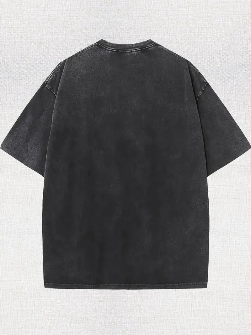 Vintage Smoking Cat T-Shirt – Retro Graphic Tee, Streetwear Casual Unisex Top (LUX0011)