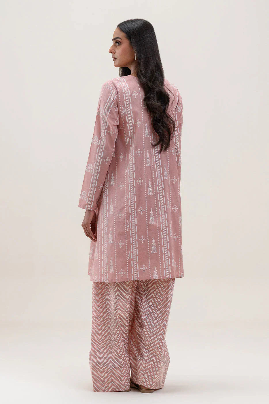 Beechtree Printed Blended Lawn Suit ROSY AFFAIR FAR0022