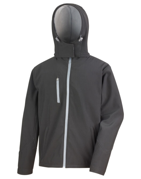 Men's Recycled Hooded Softshell WAH0301
