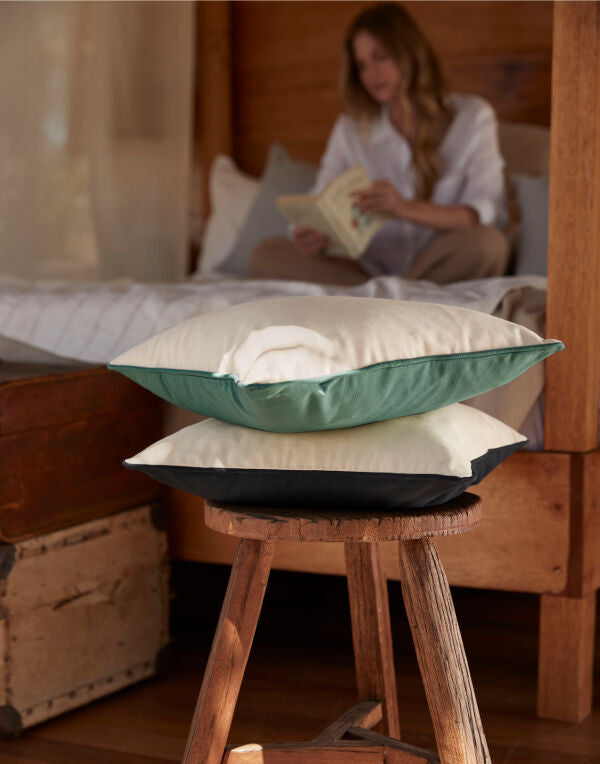 Fairtrade Cotton Piped Cushion Cover WAH0244