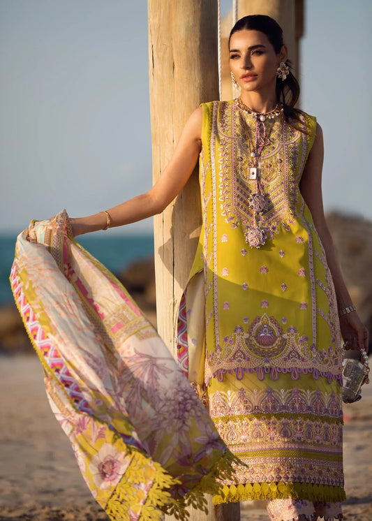 Kanwal Malik Embroidered Lawn 3 Piece suit WAH0001