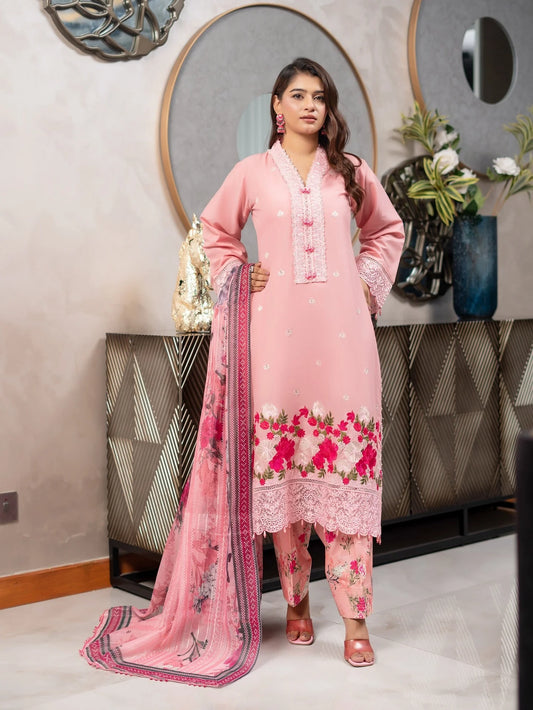Munira Embroidered Lawn 3 Piece Suit FAR0009