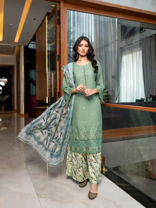 Munira Embroidered Lawn 3 Piece Suit FAR0013