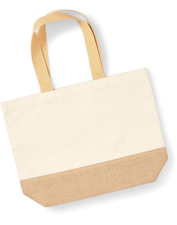Jute Base Canvas Tote WAH0205
