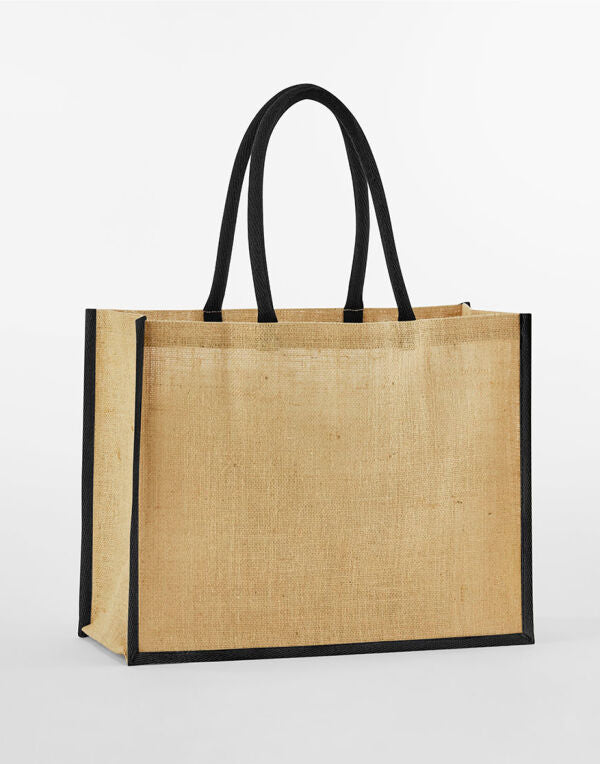 Natural Starched Jute Classic Shopper WAH0219