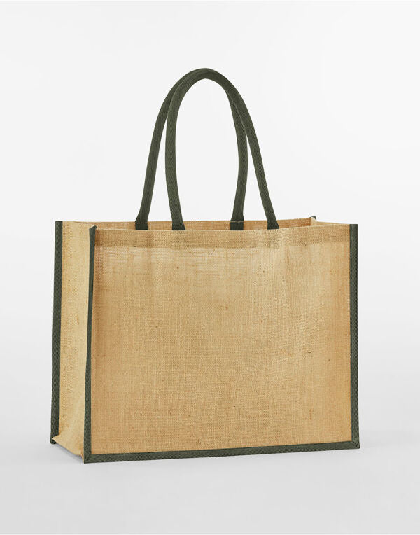 Natural Starched Jute Classic Shopper WAH0219
