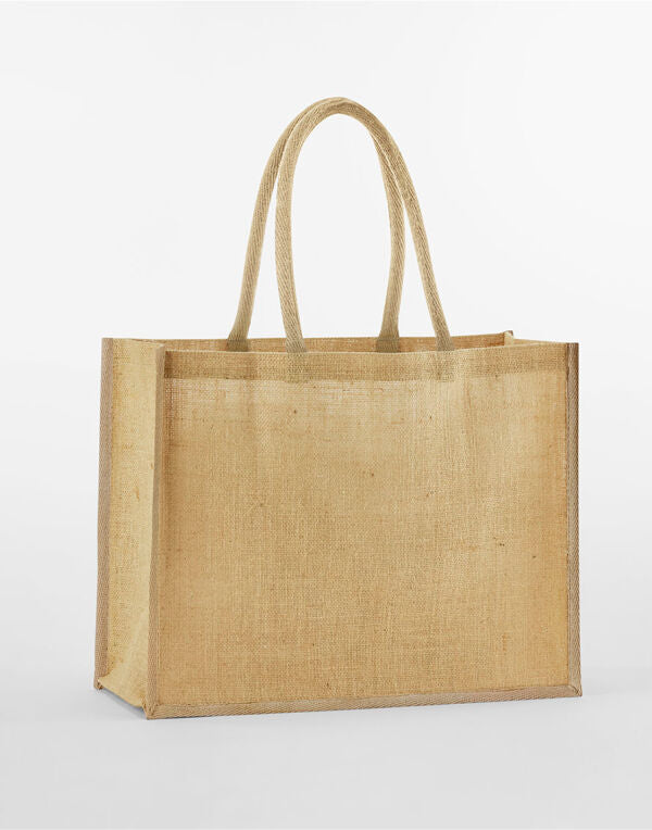 Natural Starched Jute Classic Shopper WAH0219
