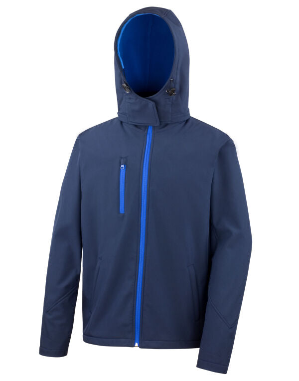 Men's Recycled Hooded Softshell WAH0301