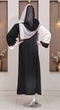 Rafia Embroidered Viscose Abaya WAH0017