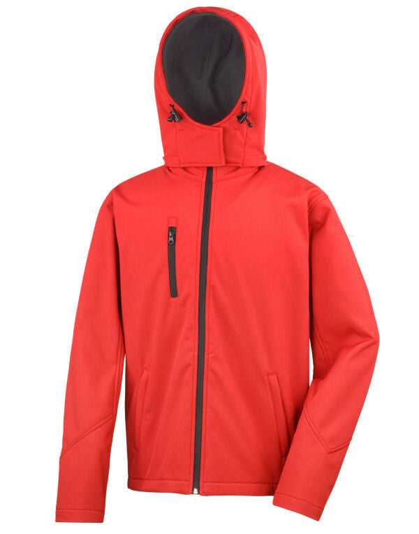 Men's Recycled Hooded Softshell WAH0301