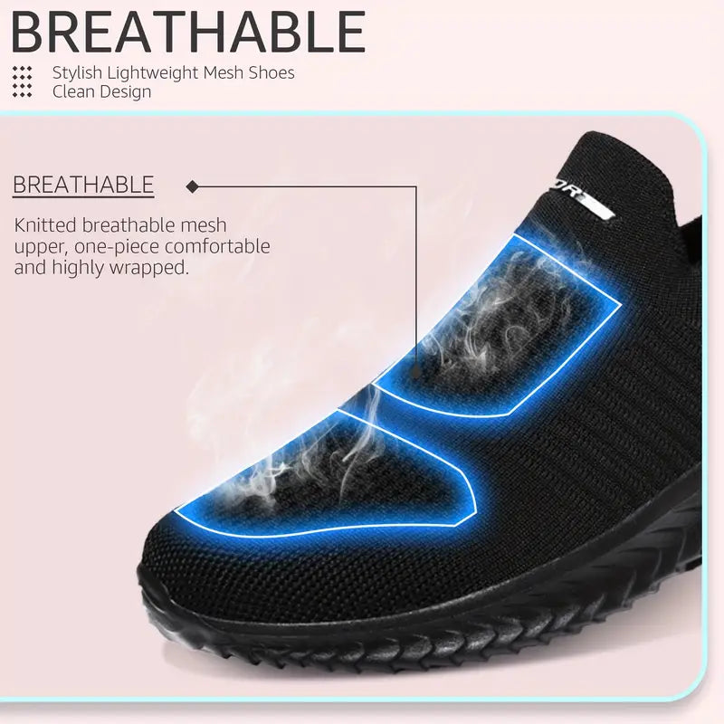 Women's Breathable Mesh Slip-On Sneakers LUX0015