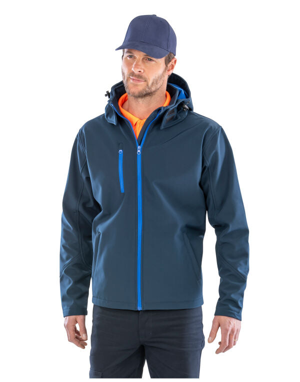 Men's Recycled Hooded Softshell WAH0301