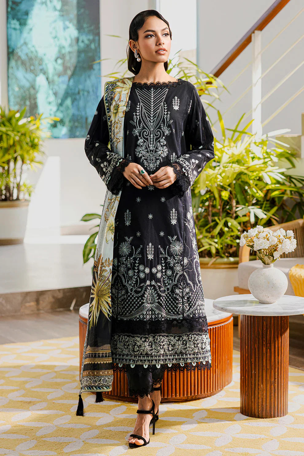 Zellbury Embroidered Lawn Suit FAR0017