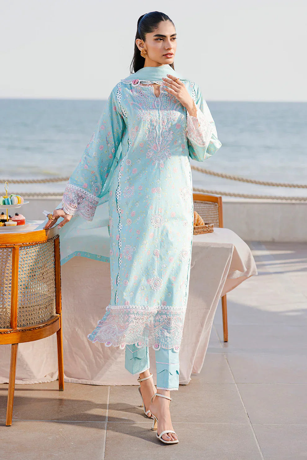 Zellbury Embroidered Lawn Suit FAR0015