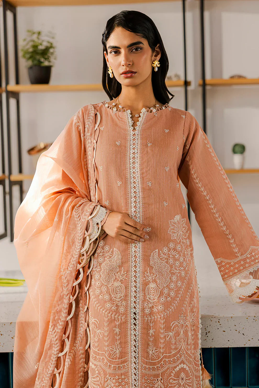 Zellbury Embroidered Lawn Suit FAR0019