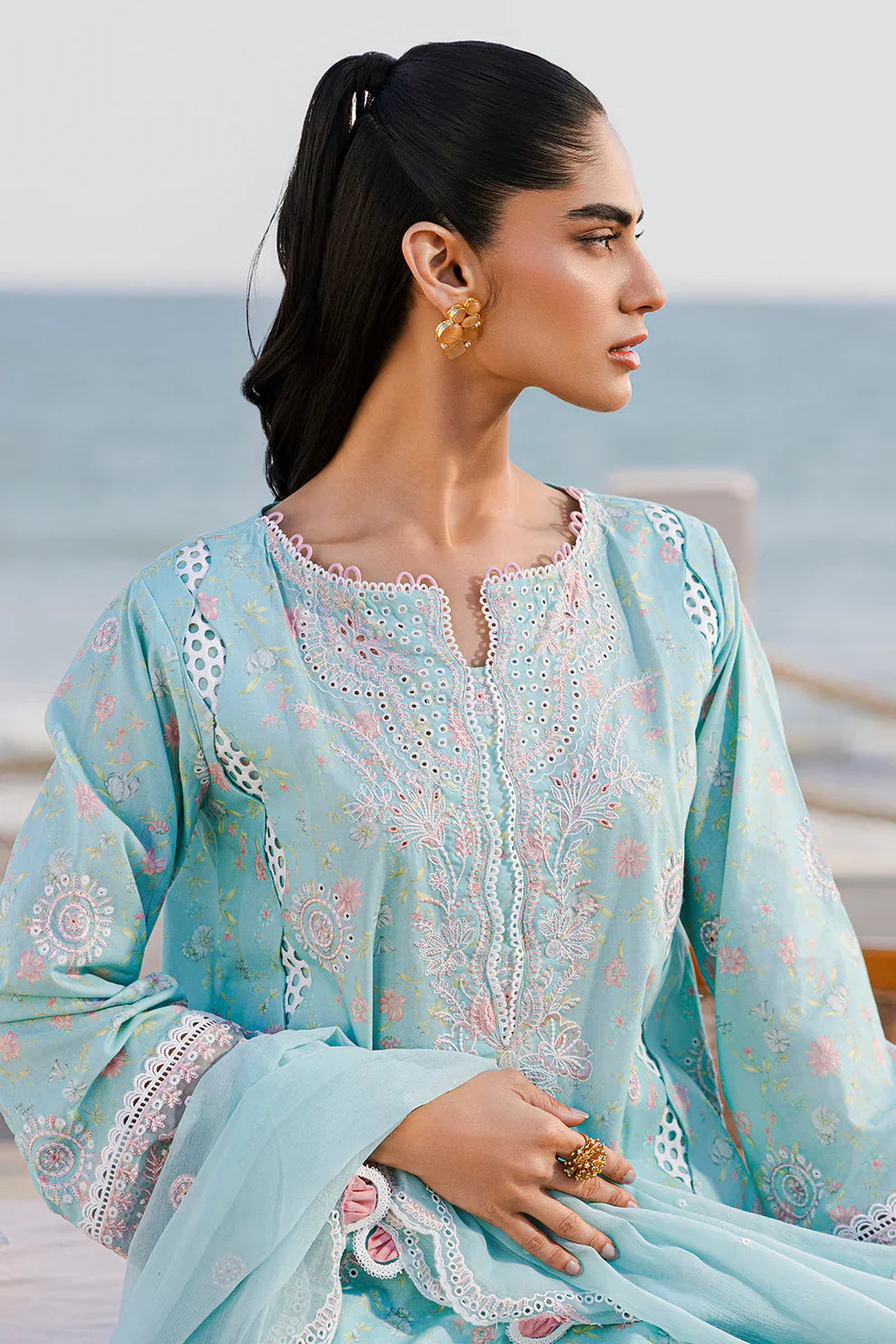Zellbury Embroidered Lawn Suit FAR0015