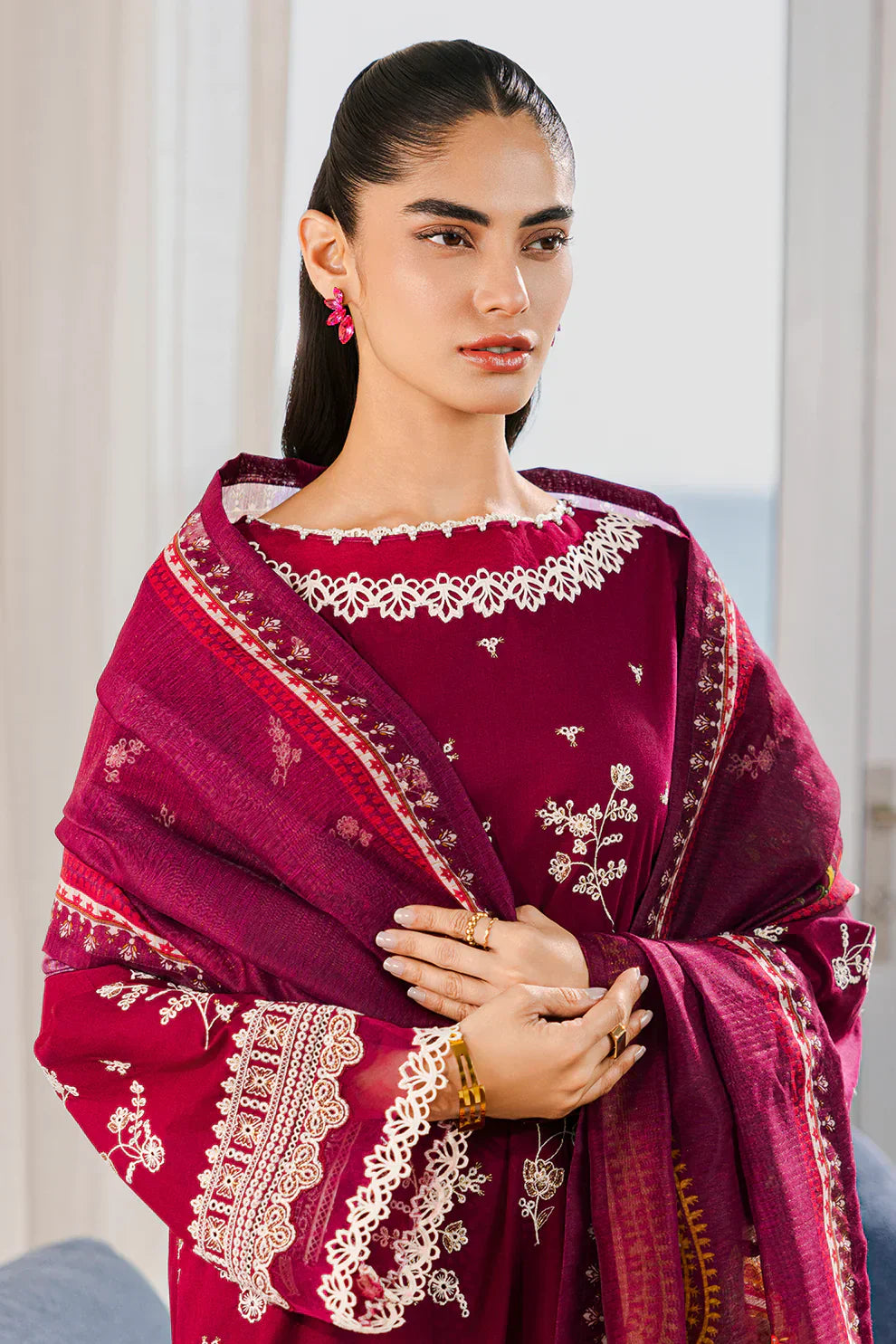 Zellbury Embroidered Lawn Suit FAR0014