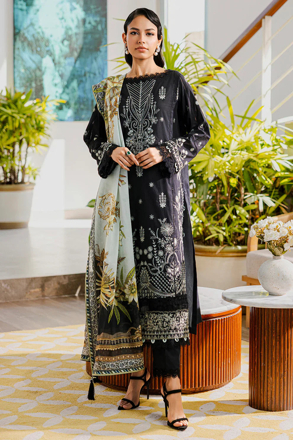 Zellbury Embroidered Lawn Suit FAR0017