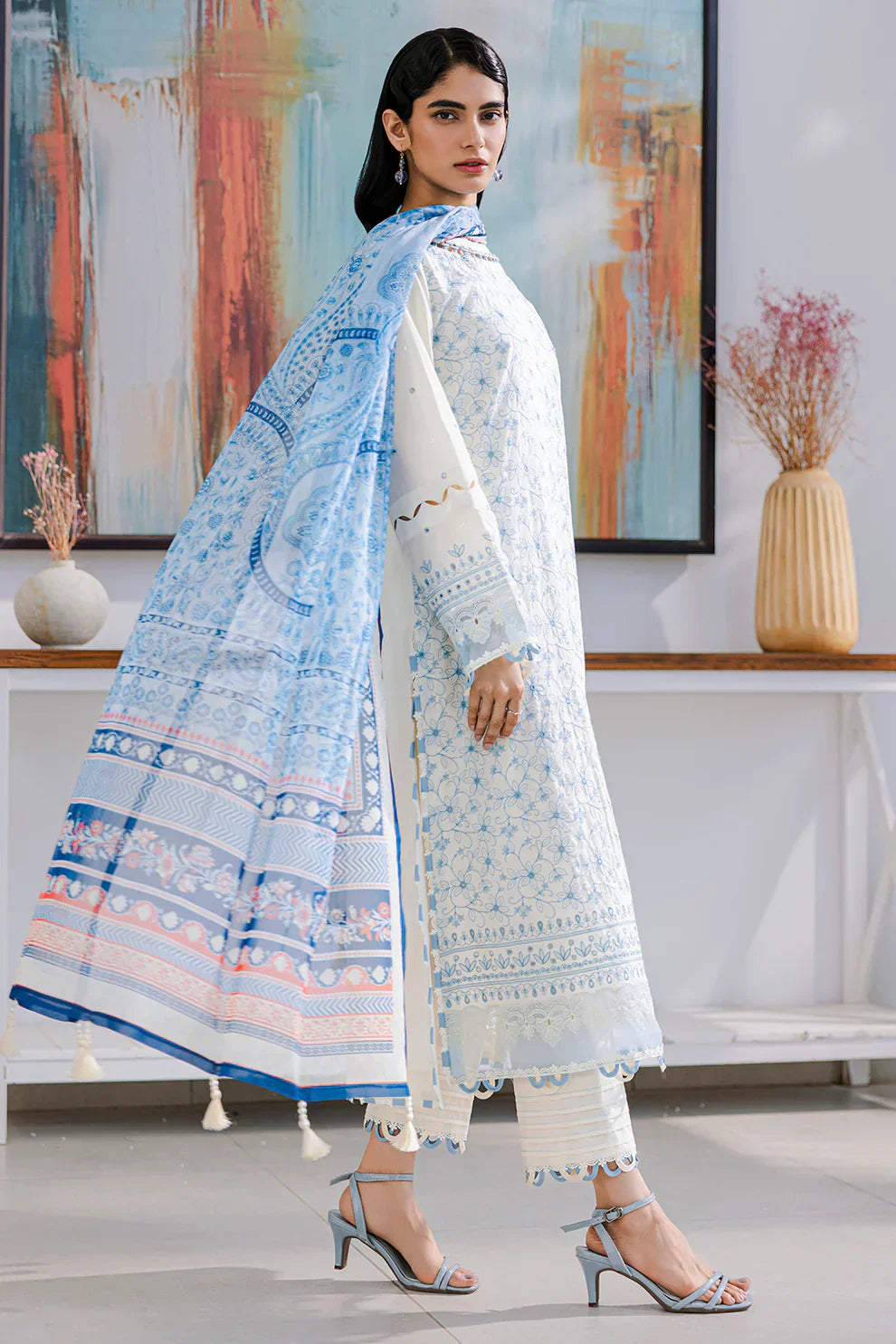 Zellbury Embroidered Lawn Suit FAR0018